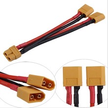 XT60  Parallel Battery Connector Cable Extension Y Splitter for RC Quadcopter  F16768 2024 - buy cheap