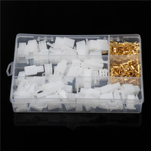 380PCs/40Set 2.54mm Jumper Pin Housing Gold Plated Auto Electrical Wire Terminal Connector Kit With Nylon Male/Female Terminals 2024 - buy cheap