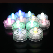 100pcs/lot Wedding decor Colorful Waterproof LED Mini  Occasions For The Centerpieces Tealight/Candle light 2024 - buy cheap