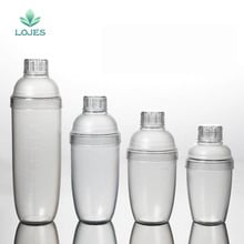 350ml/530ml/700ml/1000ml transparente bons apertos plástico leite chá cocktail misturador de bebida copo barra bartender ferramenta 2024 - compre barato