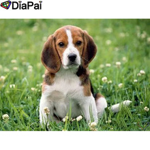 DIAPAI 100% Full Square/Round Drill 5D DIY Diamond Painting "Animal dog flower" Diamond Embroidery Cross Stitch 3D Decor A19517 2024 - buy cheap