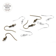 200Pcs/lot Silver/Antique Bronze Plated Ear Hook Wires Earrings Hooks For DIY Earring Jewelry Findings Components Accessories 2024 - buy cheap