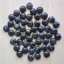 Wholesale 50pcs/lot 2018 new fashion natural black ShimmerStone round CAB CABOCHON stone beads for jewelry Accessories 12mm free 2024 - buy cheap