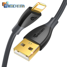 TIEGEM 2A USB Charger Cable for iPhone X 8 7 6 6s Plus Fast Charging USB Data Cable for iPhone 5 5s SE iPad Mobile Phone Cable 2024 - buy cheap