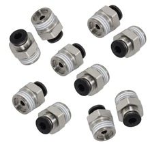 10 Pcs 1/4 " PT rosca macho 4 mm Push In conjuntas pneumáticas engate rápido acessórios 2024 - compre barato