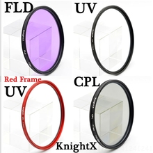 KnightX 49 52 55 58 62 67 72 77 mm FLD UV CPL lens Filter for nikon Canon Sony lens accessories camera d5200 d3300 d3100 canon 2024 - buy cheap