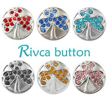 D01982 Rivca Rhinestone Snap Bracelet Snap Button for 18mm Button Bracelet Jewellery Hot Wholesale 2024 - buy cheap