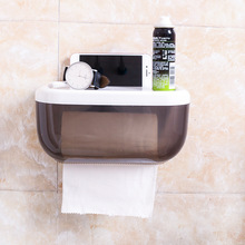Bathroom Shelves Bathroom Paper Holder Wall-mounted Bathroom Tissue Dispenser Napkin Box Waterproof Toilet Paper Shelf 2024 - buy cheap