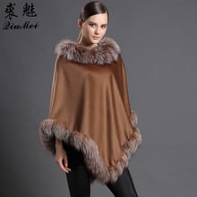 Wool Shawl New Lurxury Brand Women's Shawl Winter Brown Blanket Women's Pashmina Lady Cape Cashmere Scarf Ponchos Cashmere 2024 - buy cheap