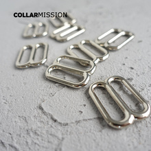 Diy coleira de cachorro para 20mm webbing metal ajustável fivela loop diy cinta saco cinto acessório durável e forte slider bzk20y 2024 - compre barato