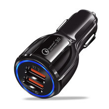 3.1A Dual USB Car Charger 3.0 Quick Charge for vw gol ford passat b6 fiat stilo jeep compass 2018 peugeot 208 ix35 2024 - buy cheap