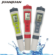 Digital Pen Type PH Meter PH/TDS/EC/Temperature Tester Water Quality Monitor Tester for Pools, Aquariums, Drinking Water 40%off 2024 - buy cheap