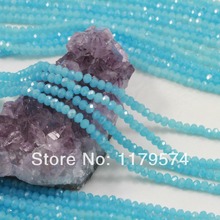 Free postage wholesale and retail 140pcs 4mm Crystal Glass Beads Faceted Rondelle Accessory Parts Fashion Jewelry Making WJ163 2024 - buy cheap