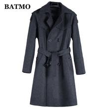BATMO, Новое поступление, Осень-зима 2019, высококачественный шерстяной Повседневный Тренч для мужчин, мужской длинный Тренч, большой размер, S-6XL, 1122 2024 - купить недорого