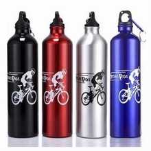 Спортивные бутылки для воды из алюминиевого сплава 750 мл, чайник для езды на велосипеде, кемпинга, велосипеда, верховой езды, спорта 2024 - купить недорого