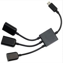 USB 2.0 Micro 5 p para 2A Conversor Adaptador Fêmea 1 Micro Cabo de Extensão da Porta 2024 - compre barato