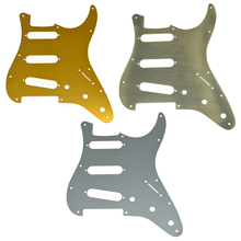 Dopro 11 Hole ST SSS Metal Guitar Pickguard Aluminum Scrach Plate Fits for Strat American/Mexican for Fender for Stratocaster 2024 - buy cheap