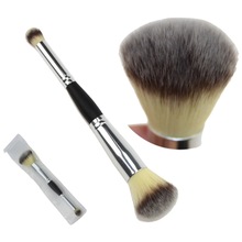 Pop feel Double-head Foundation Brushes Powder Eyeshadow Blush Brushes Face Makeup Tool Pincel Maquiagem Wood Handle 2024 - buy cheap