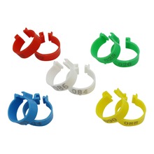 25mm NO. 1-100 Digital Clip Ring Plastic Duck Goose Identification Foot Ring Farm Chicken Poultry Feeding supplies 100 Pcs 2024 - buy cheap