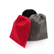 17x23cm 5PCS Drawstring Wedding Favor Candy Packing  Jewelry Pouch Large Velvet Jewelry Christmas Gift Pouches Custom 2024 - buy cheap