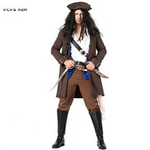 Pirates of the Caribbean Cosplays Men Halloween Jack Sparrow Costumes Carnival Purim Masquerade Stage play Nightclub party dress 2024 - buy cheap