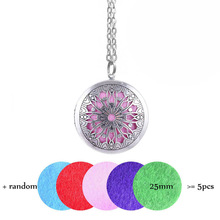 70cm Vintage Aromatherapy Necklace Essential Oil Diffuser Necklace Photo Locket Necklace Pendant Perfume Flower Necklace 2024 - buy cheap
