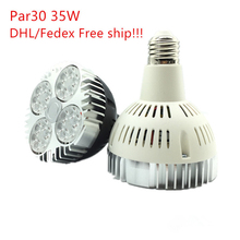 Foco de luz LED superbrillante PAR30 E27, 35W, envío gratuito con DHL, Bombilla led para lámpara de iluminación, 20 unids/lote, envío AC100-240V 2024 - compra barato