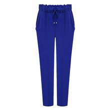 Women Harem Pants 2017 Plus size 6XL Elastic Waist Leisure Ankle Length Solid Color Trousers Kpop Pants Female 3 Color Hot Sale 2024 - buy cheap