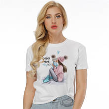 Женская футболка в Корейском стиле с надписью «Mother's Love» на лето 2019 2024 - купить недорого