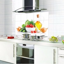 Kitchen Oilproof Removable Wall Stickers Art Decor Home Decal Fruit and vegetable oil-resistant wall sticker Photo Wall Mural 2024 - buy cheap