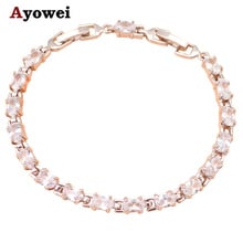 Fantastic style Bracelets & bangles brand Silver AAA Zirconia & white Crystal Health Fashion jewelry for women TBS727A 2024 - buy cheap