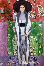 Woman in gold Portrait of Adele Bloch Bauer II Gustav Klimt paintings canvas art Hand painted High quality 2024 - buy cheap