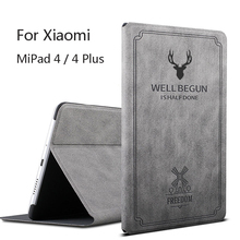 Funda inteligente para xiaomi MiPad 4 Plus, carcasa de cuero PU con tapa para MIPAD 4, Protector completo de 8 pulgadas, 10,1 2024 - compra barato