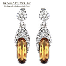 Neoglory joyería cristal austriaco pendientes de gota de diamantes de imitación Brincos para joyería de moda elegante femenina regalo 2020 nuevo SQC 2024 - compra barato