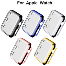 Защитный чехол из поликарбоната для Apple Watch band 42 мм 38 мм iwatch series 3/2 защитный чехол с покрытием для экрана Аксессуары для смарт-часов 2024 - купить недорого