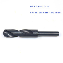 1Pc 32mm 32.5mm 32mm 32.5mm HSS Reduced Straight Crank Twist Drill Bit Shank Dia 12.7mm  for Wood Steel Plastic Aluminum Metal 2024 - buy cheap