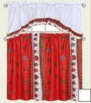 very popular cheap price 3pcs set Western Christmas Kitchen Curtains for home 2024 - buy cheap