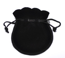 8SEASONS 20PCs Black Velvet Drawstring Pouches Jewelry Gift Bag with String 9x7.5cm(3-1/2"x3") (B18502) 2024 - buy cheap