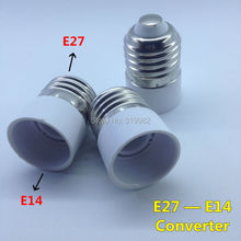 10 PCS E27 to E14 lamp Holder Converter Socket Conversion LED Halogen candle light Bulb Base Copper Adapter Fireproof Material 2024 - buy cheap