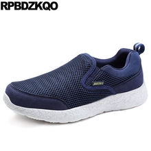 Blue Slip Resistant Walking Lightweight Summer Breathable Men Mesh On Shoes 2021 New Fashion Trainers Sneakers Casual Designer 2024 - buy cheap