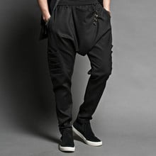 27-45 Customized New Men's clothing Hair Stylist GD Fashion Casual Big crotch pants plus size Singer costumes 2024 - buy cheap