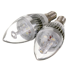 E14 светодиодные лампы 3*3 Вт высокое Мощность свет свечи e27/e14 светодиодные лампы AC85-265V теплые белый/белый 2 шт./лот Бесплатная доставка 2024 - купить недорого