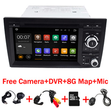 Radio con GPS para coche, reproductor con Android 2017, 2Din, Wifi, 4G, Bluetooth, RDS, USB, SD, mapa gratuito de 8GB, para Audi A4 año 6,0-2002, novedad de 2008 2024 - compra barato