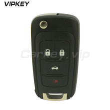 Remotekey flip carro remoto chave substituição caso escudo 4 botão oht0106512 para buick allure encore regal para chevrolet para gmc 2024 - compre barato