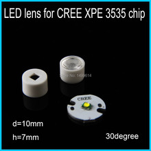 50 шт. привело объектив для 3535 чип CREE XPE свет объектив 30 градусов высокого качества выпуклые оптические линзы Отражатели коллиматорный 2024 - купить недорого