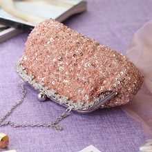 Bolsa de casamento feminina frisada artesanal vintage, bolsa de mão com miçangas para festa noturna com cristais 2024 - compre barato
