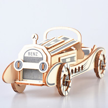 Лазерная резка 3D деревянные головоломки автомобиля винтажный Автомобиль DIY набор сборки Дети Обучающие деревянные игрушки для детей мальчиков 2024 - купить недорого