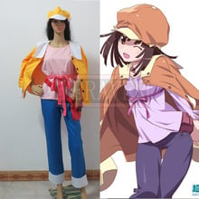 Bakemonogatari Cosplay Nadeko Sengoku Cosplay Costume Full Set Any Size 2024 - buy cheap