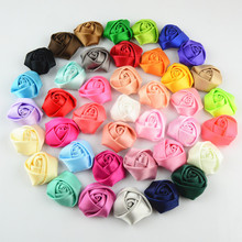 100 PCS/LOT , 40 colors Rose Flowers Fabric flowers 2024 - buy cheap