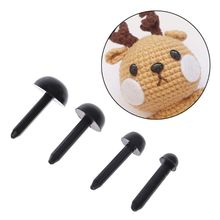 100Pcs 3mm/4mm/5mm/6mm DIY Doll Puppet Plastic Black Pin Safety Eyes For Handmade Teddy Bear Doll Craft Children Kids Toy MAY-9 2024 - buy cheap